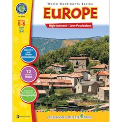 Europe Resource Book, Grade 5-8