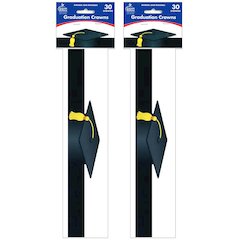 Graduation Crowns, 30 Per Pack, 2 Packs