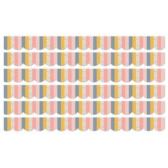 We Belong Stripes Scalloped Borders Per Pack, 39 Feet Per Pack, 6 Packs
