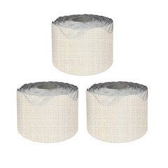 Linen Rolled Scalloped Borders, 65 Feet Per Roll, Pack of 3