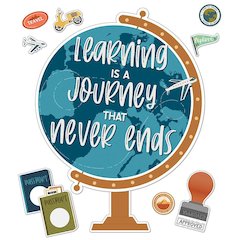 Let's Explore Learning Is a Journey Bulletin Board Set