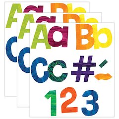 World of Eric Carle Colorful Tissue Paper Combo Pack EZ Letters, 3 Packs