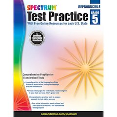 SPECTRUM TEST PRACTICE WRKBK GR 5