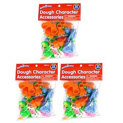 Dough Character Accessories, 52 Per Set, 3 Sets
