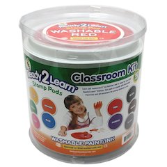 Jumbo Circular Washable Pads, Classroom Kit