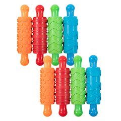 Paint and Clay Texture Rollers - 4 Per Set - 2 Sets