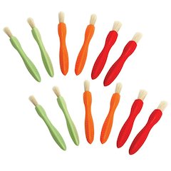 Triangle Grip Paint Brushes - 3 Sizes - 6 Per Set - 2 Sets