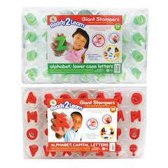 Giant Stampers - Alphabet - Uppercase & Lowercase - Set of 56