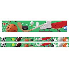 Borders/Trims, Magnetic, Rectangle Cut, Sports Theme, 24' per Pack, 2 Packs