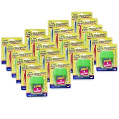 3 Hole Pencil Sharpener w/catcher, Assorted Colors, 12 per Pack, 2 Packs
