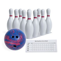 PLASTIC BOWLING PIN SET