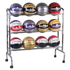PORTABLE BALL RACK 3 TIER HOLDS 12 BALLS
