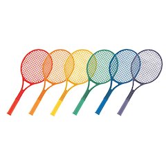 PLASTIC TENNIS RACKET SET