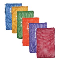 Heavy-Duty Mesh Bag, 24" x 36", Assorted Colors, 6/Set