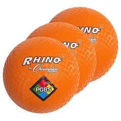 Playground Ball, 8-1/2", Orange, Pack of 3