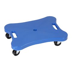 CONTOURED PLASTIC SCOOTER WITH HANDLES