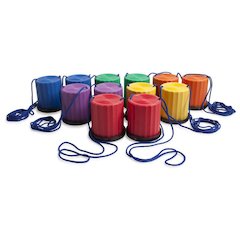 Plastic Platform Stilts 6 Color Set
