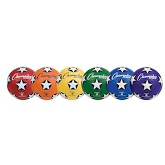 SOCCER BALL SET/6 RUBBER SIZE 5