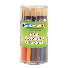 COLOSSAL FLAT HANDLE BRUSH ASSTD