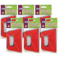 Paint Scrapers, Assorted 4 Patterns, 5" Wide, 4 Per Pack, 6 Packs