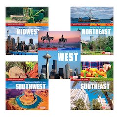 5 BOOK SET UNITED STATES BY REGION