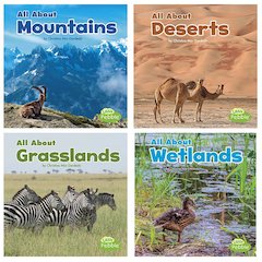 Habitats Book Set, Set of 8
