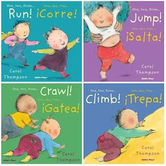 Little Movers Bilingual Books, Set of 4