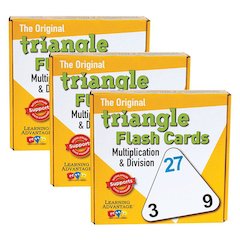 The Original Triangle Flash Cards 20 Per Set - 3 Sets