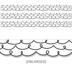 Core Décor Loop-De-Loop Border EZ Border, 48 Feet Per Pack, 3 Packs