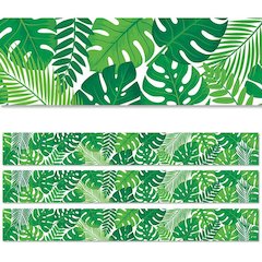 Tropical Leaves EZ Border, 48 Feet, 3 Packs