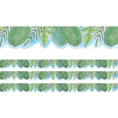 Safari Friends Jumbo Leaves EZ Border, 48 Feet Per Pack, 3 Packs