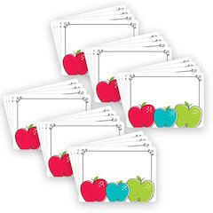 Doodle Apples Labels, 3-1/2" x 2-1/2", 36 Per Pack, 6 Packs