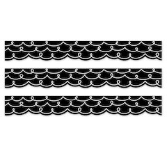 Core Decor Loop-de-Loop on Black EZ Border, 48 Feet Per Pack, 3 Packs