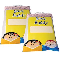 Book Buddy Bags, 11" x 16", 5 Per Pack, 2 Packs