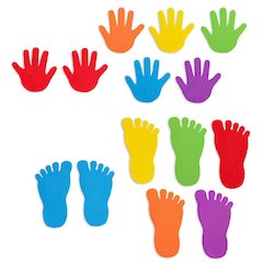 Hand and Foot Mark Set - Set of 26
