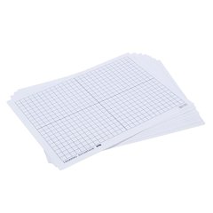 XY AXIS DRY ERASE BOARDS SET OF 10