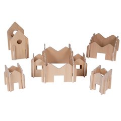 Happy Architect - Natural - Set of 28
