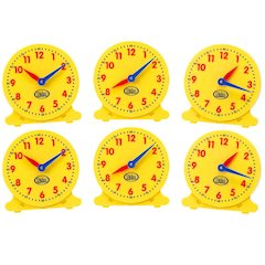5IN STUDENT CLOCKS SET OF 6