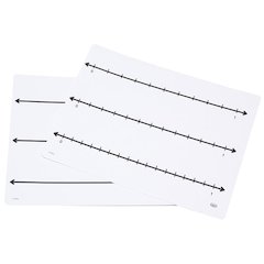 Write On Wipe Off Fract Number Line, Mats 10 St