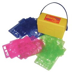 STENCIL MILL 24/PK IN PLASTIC BOX