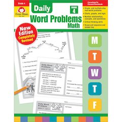 Daily Word Problems Math, Grade 4