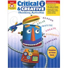 Critical and Creative Thinking Activities Book, Grade 6+