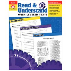 Read And Understand With Leveled, Texts Gr 5