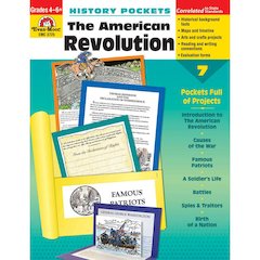 History Pockets: The American Revolution Book, Grades 4-6+