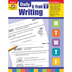 Daily 6-Trait Writing Book, Grade 2