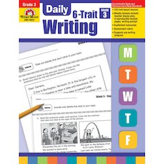 Daily 6-Trait Writing Book, Grade 3