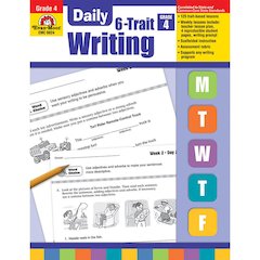 Daily 6-Trait Writing Book, Grade 4