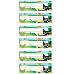 Pete the Cat Nameplates, 36 Per Pack, 6 Packs