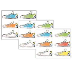 Pete the Cat Groovy Shoes Accents, 36 Per Pack, 3 Packs