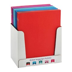Twisted Twin Pocket Folders with Fasteners, Letter Size, Assorted, Pack of 50